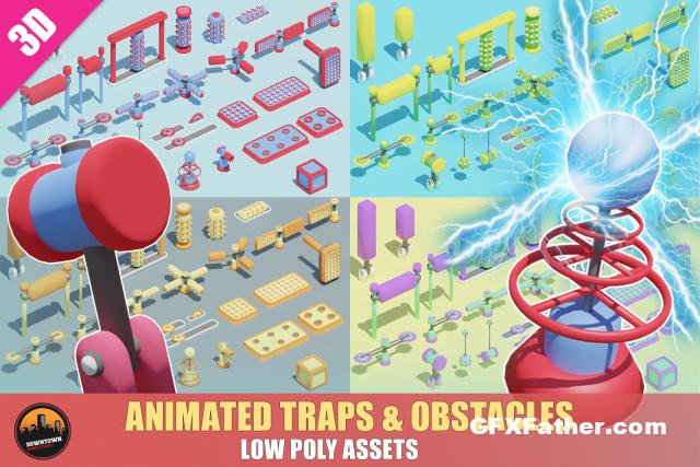 Unity Asset LOW POLY ASSETS - Animated Traps & Obstacles + VFX v1.0
