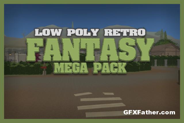 Unity Asset Low Poly Retro Fantasy Mega Pack v4.1.1