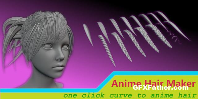 Anime Hair Maker Blender Addon Free Download