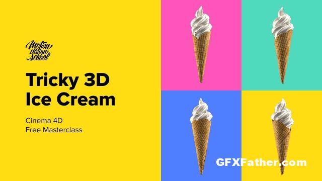 Motion Design School Tricky 3D ice Cream Free Download