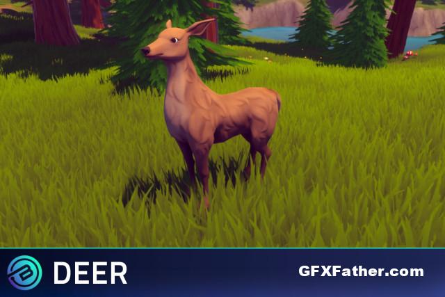 Unity Asset Stylized Deer RPG Forest Animal v1.0