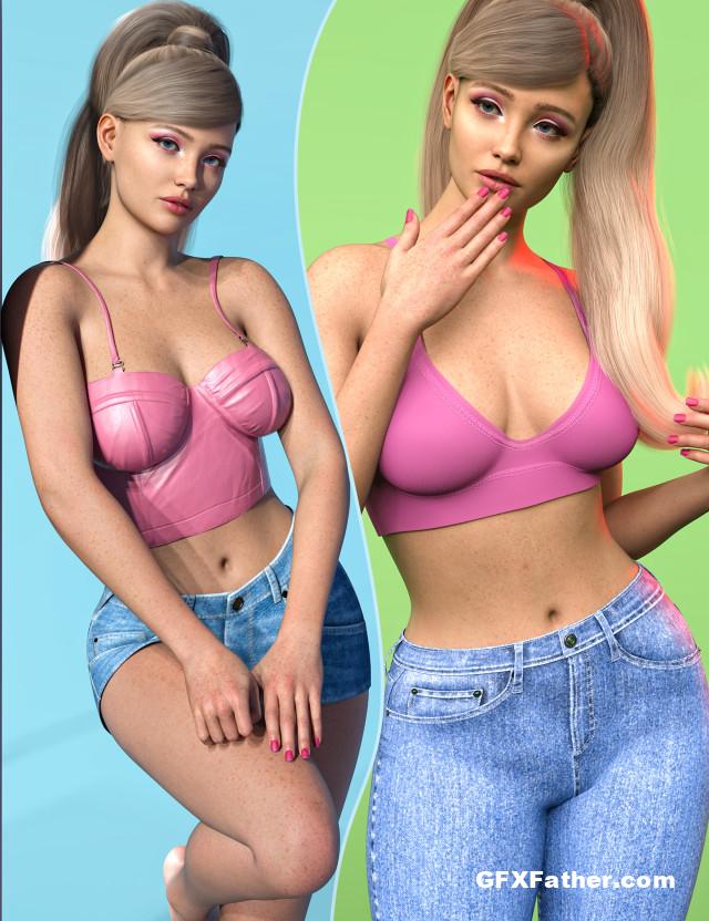 Z Sweet and Shy Poses for Genesis 8 and 9 Free Download