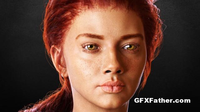 Udemy- Realistic 3d Female Face