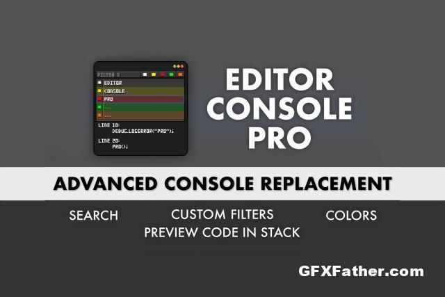 Unity Asset Editor Console Pro v3.972