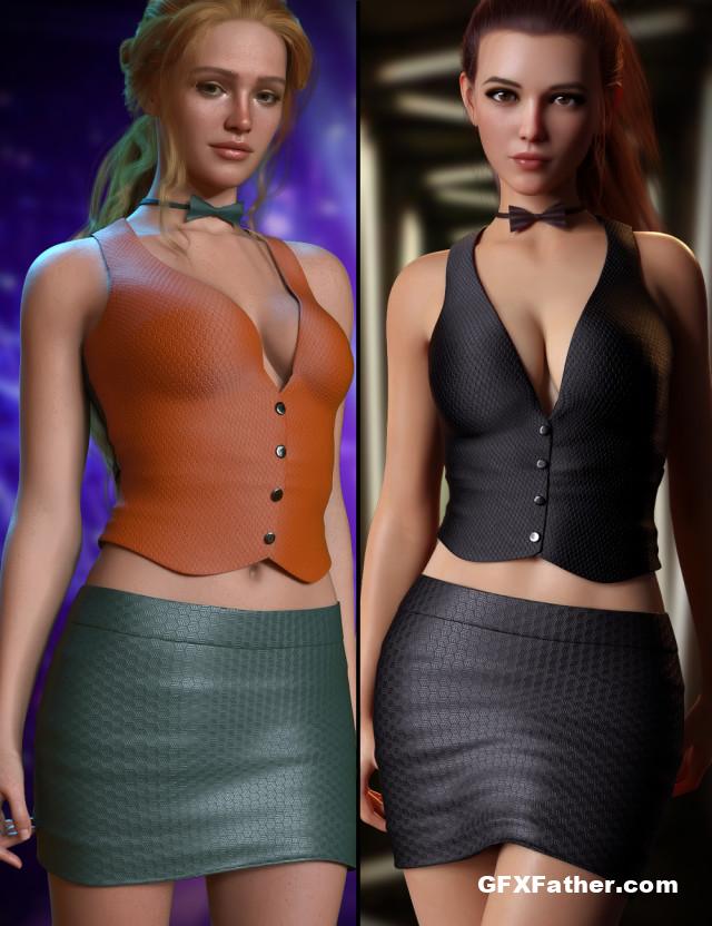 Cocktail Girl Outfit Set for Genesis 9, 8.1, and 8 Free Download