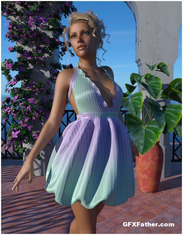 dForce - Puffball Dress for G8F Free Download