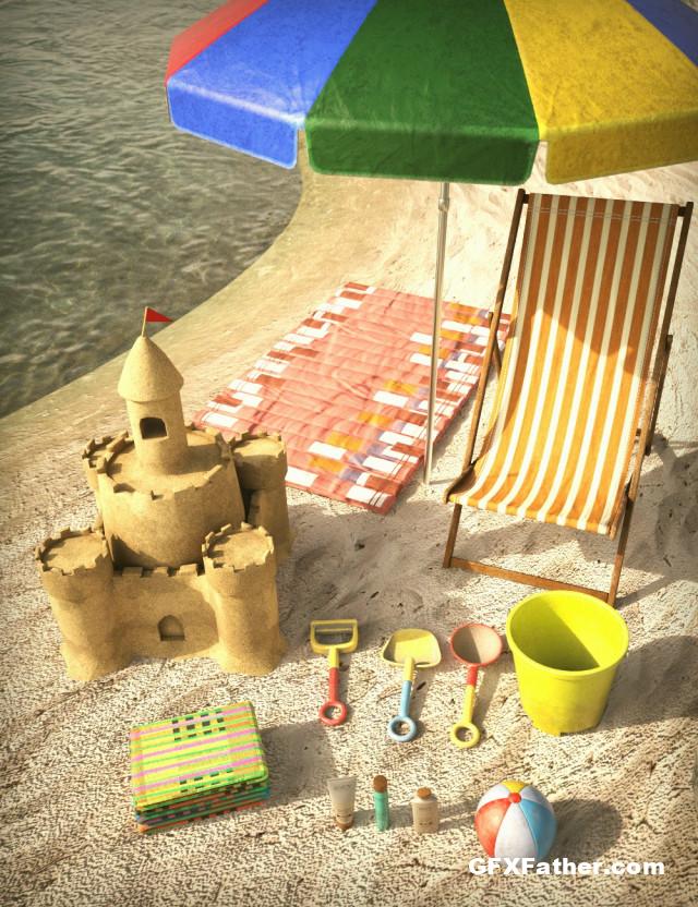 XI Beach Day Props Free Download