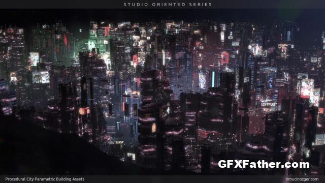 Gumroad -VFX Studio Oriented Procedural Sci-Fi Cities