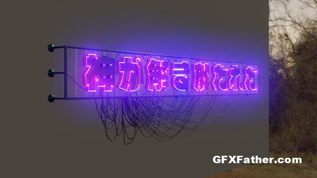 Neon Sign Generator for Blender Free Download