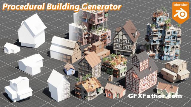 Procedural Building Generator Blender Addon Free Download