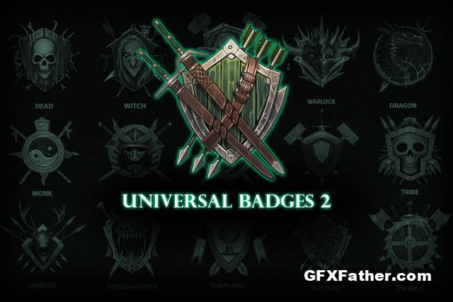 Unity Asset Universal badges vol.2 v1.0