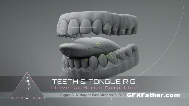 Universal Human Teeth & Tongue Rig Free Download