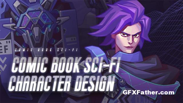 Wingfox – Comic Book Sci-fi Character Design