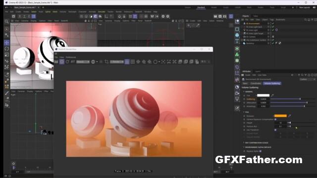 Class101 - Finishing Redshift, Cinema4D's main renderer, in one go
