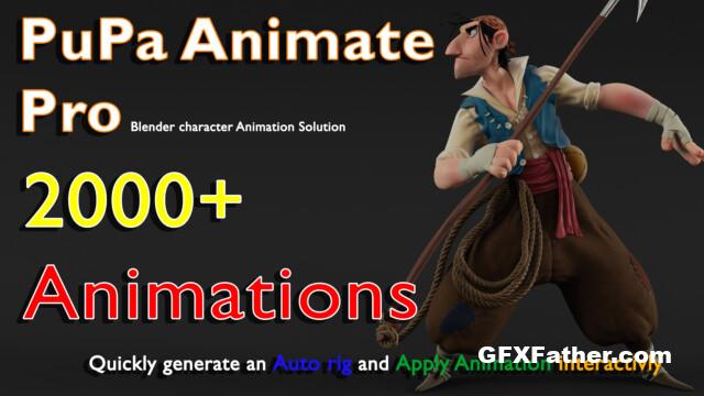 Pupa Animate Pro Blender Addon Free Download