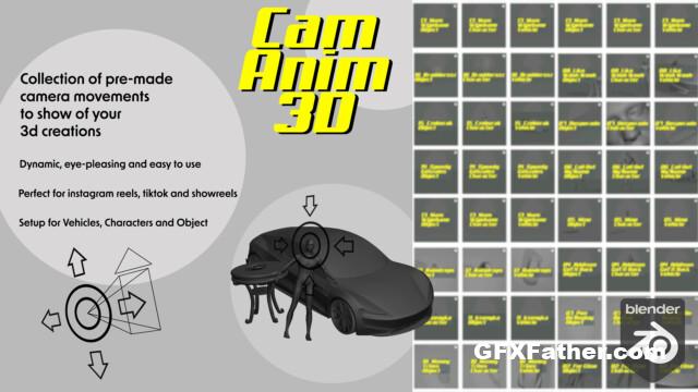 Cam Anim 3D Blender Addon Free Download