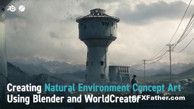 Wingfox – Creating Natural Environment Concept Art Using Blender and World Creator