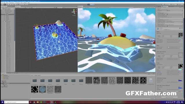 Unity Asset Stylized Water Toon Shader - Mobile Ready v3.0
