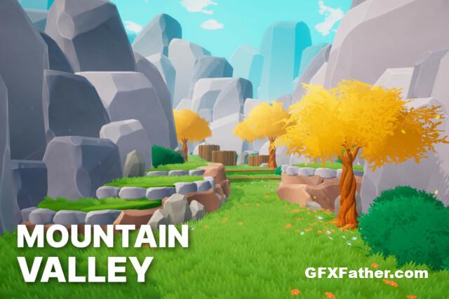 Unity Assets Mountain Valley - Stylized Fantasy RPG Environment v1.0