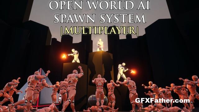 Unreal Engine Open World AI Multiplayer Spawn System v4.26+