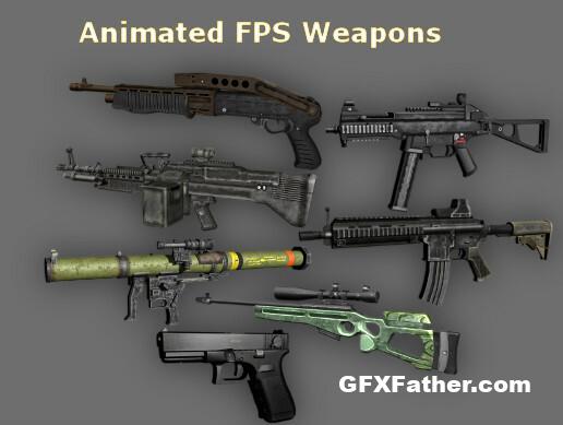 Unity Asset Animated FPS Weapons Pack (Part 1) v1.2.3