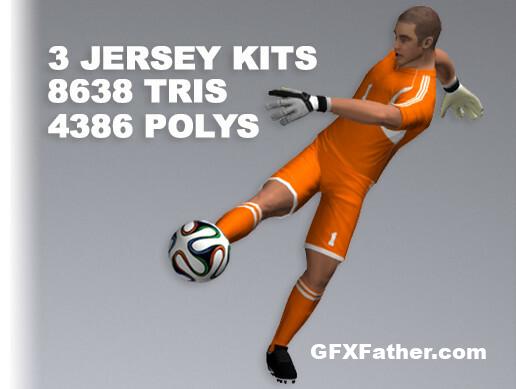 Unity Asset Goalkeeper Player 8638 Tris (v1.0)