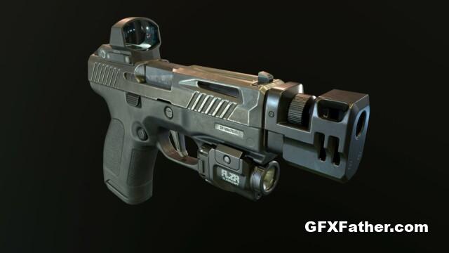 Unreal Engine CG Handgun