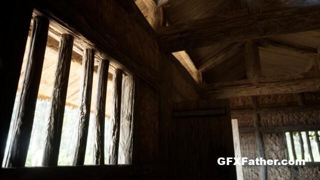 Unreal Engine Chinese Medieval Countryside Farmer House