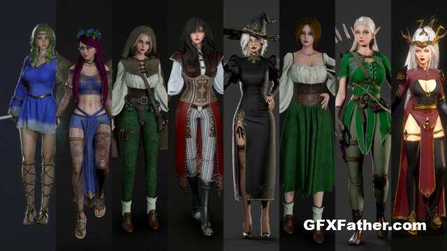 Unreal Engine Fantasy Girls Pack