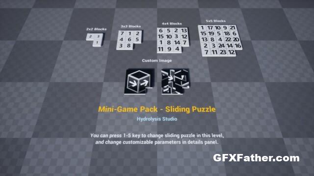 Unreal Engine Mini-Game Pack - Sliding Puzzle
