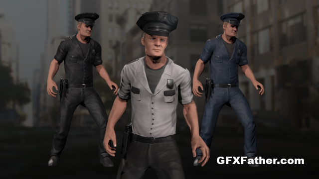Unreal Engine Policeman