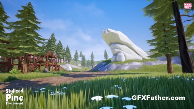 Unreal Engine Stylized Pine Environment - Build a Modular Fort - By Kekdot