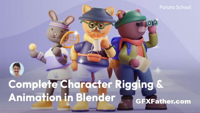 Patata School – Complete Character Rigging & Animation in Blender
