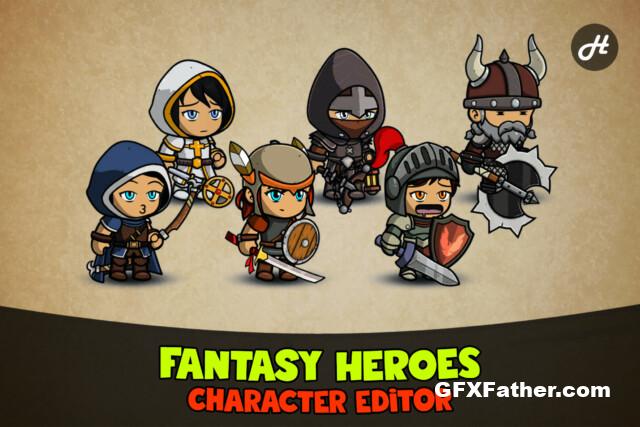 Unity Asset Fantasy Heroes Character Editor v7.7