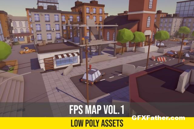 Unity Asset Low Poly FPS Map Vol.1 v1.0