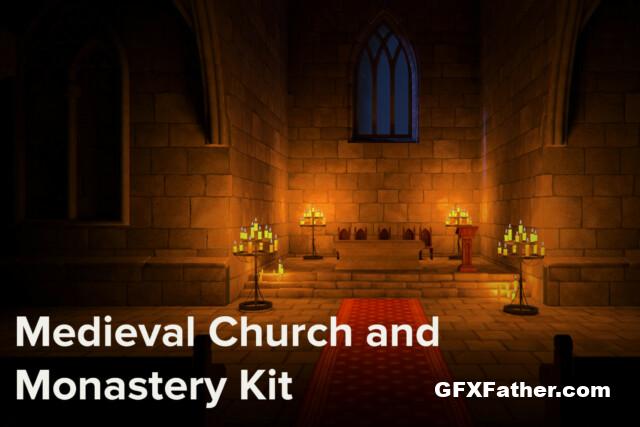 Unity Assets Medieval Church and Monastery Kit v1.1