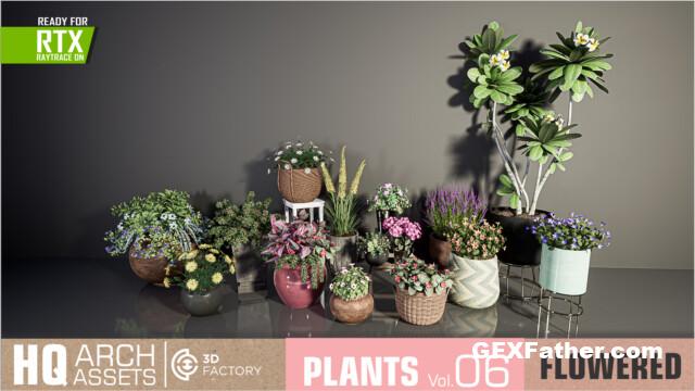 Unreal Engine HQ Plants Vol. 6 ( Flowered Plants )