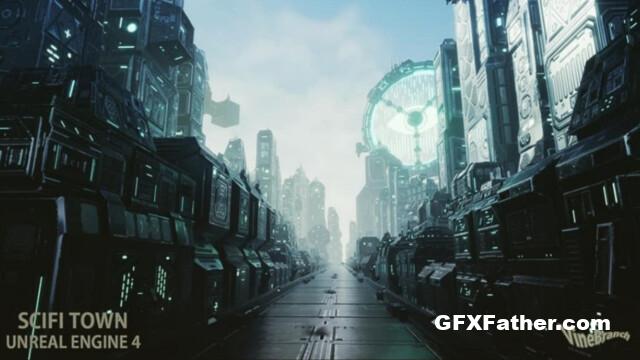 Unreal Engine SCIFI TOWN