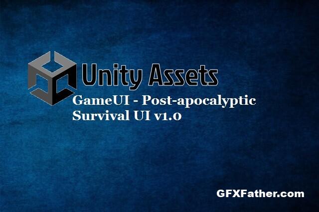 Unity Assets GameUI - Post-apocalyptic Survival UI v1.0