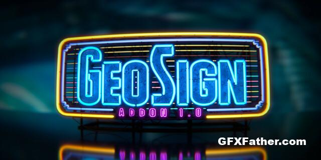 Geo Sign (Sign Generator Addon) 1.0.3 For Blender