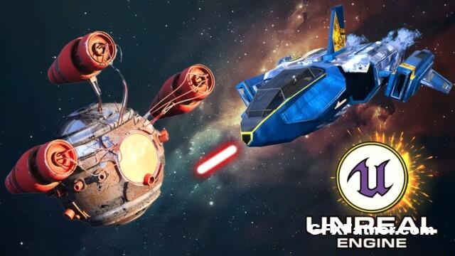 Udemy -Unreal Engine 5 Blueprints Step-by-Step Space Shooter Game