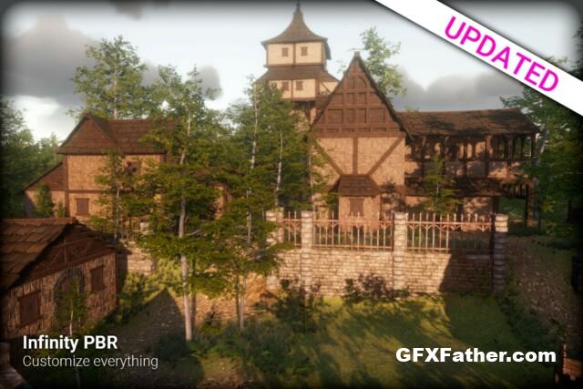 Unity Assets Medieval Fantasy Town Village Environment for RPG FPS v4.2.1
