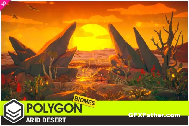 Unity Assets POLYGON - Arid Desert - Nature Biomes - Low Poly 3D Art by Synty v1.0