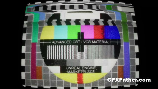 Unreal Engine Advanced CRT TV - VCR - VHS Effects
