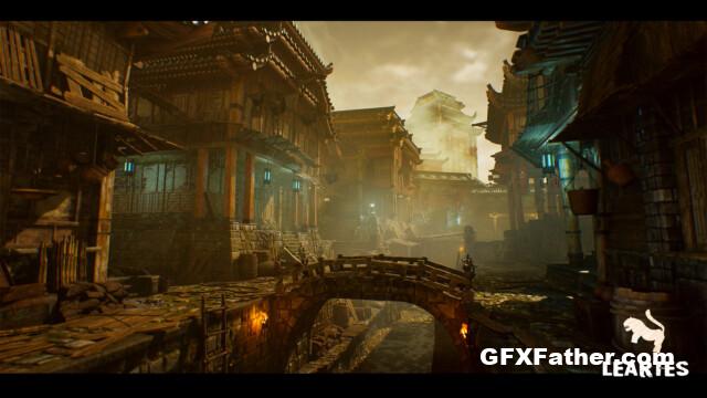 Unreal Engine Asian Canal Environment + ULAT