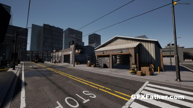 Unreal Engine Industrial City Mega Pack