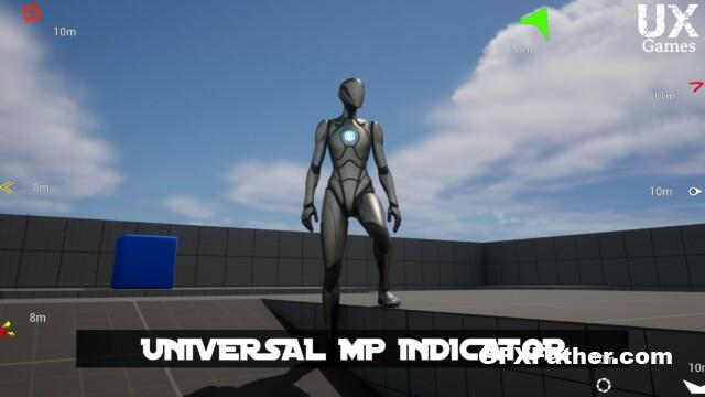 Unreal Engine Universal MP Indicator