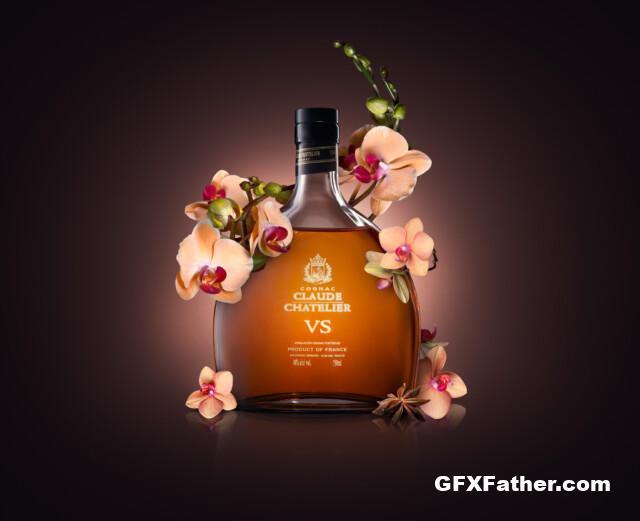 Photigy - Advertising Cognac Image Advanced Compositing in Photoshop