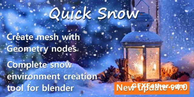 Quick Snow v4.0 for Blender