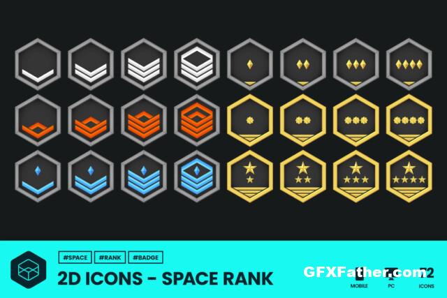 Unity Assets 2D Icons - Space Rank 1.0